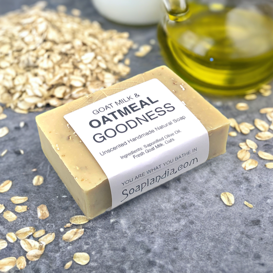 Goat Milk & Oatmeal Bar Soap, Unscented