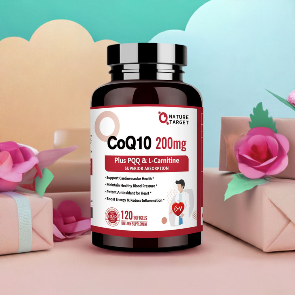 CoQ10 + PQQ + L-Carnitine, 200mg, 120 Softgels