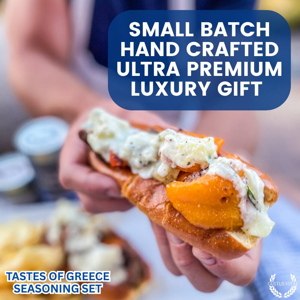 Set de regalo de condimentos griegos - Sabores de Grecia - Paquete de seis mezclas de especias artesanales 