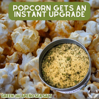 Sal marina de jalapeño verde 