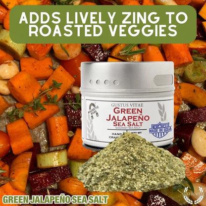 Sal marina de jalapeño verde 
