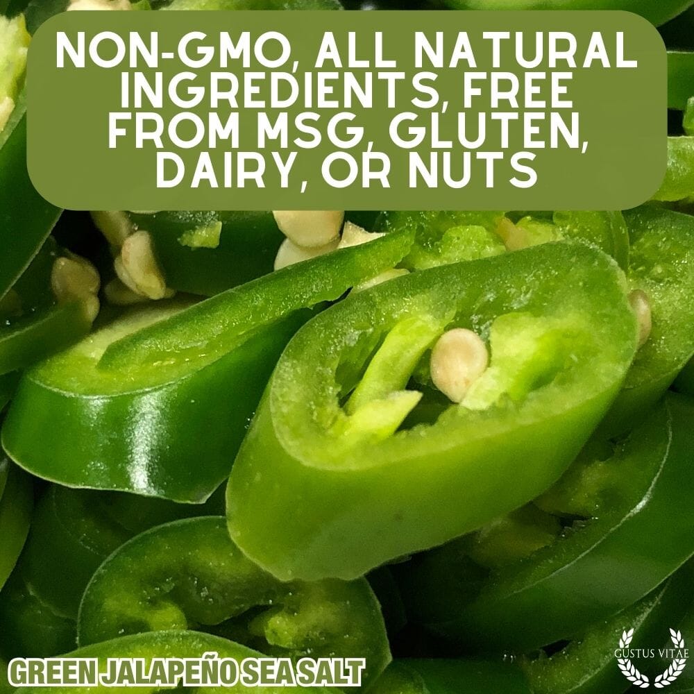 Sal marina de jalapeño verde 