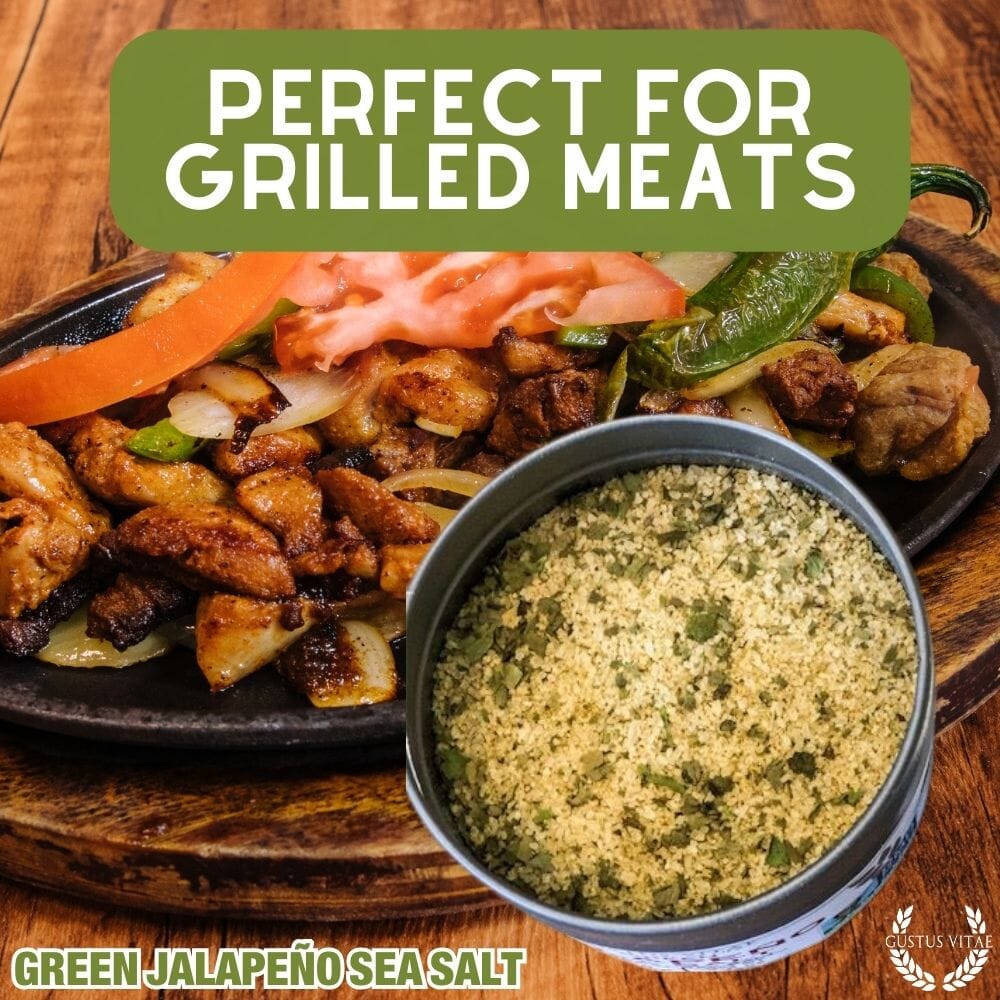 Sal marina de jalapeño verde 