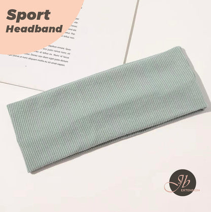 JBextension Women's Simple Plain Soft Comfortable Breathable Hair Band, Fashion Versatile Sporty Elastic Hair Band for Gym Workout Running