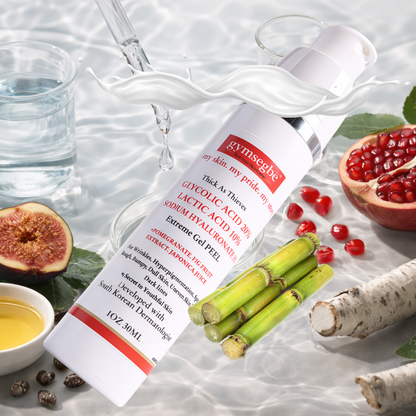 Gel exfoliante extremo con ácido glicólico puro y ácido láctico Thick As Thieves - 30 ml 