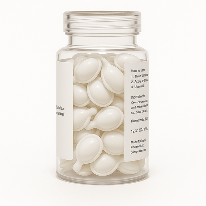 Hair Oil Capsules – Strengthening Blend with Olive, Jojoba, Sunflower Seed, Castor Oil, Rosemary & Keratin (Repair and Frizz Control) | Daily Health & Beauty