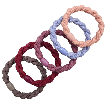 Elásticos de poni en cilindro (bollo de frutos del bosque - 5 piezas)