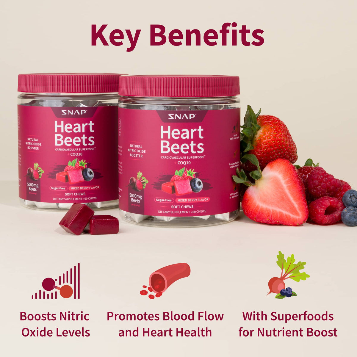 Heart Beets Chews