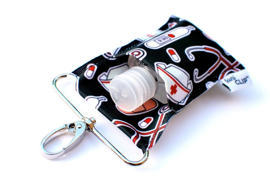 Healthcare Heroes SaniClip Hand Sanitizer Holder - made to order | Daily Health & Beauty