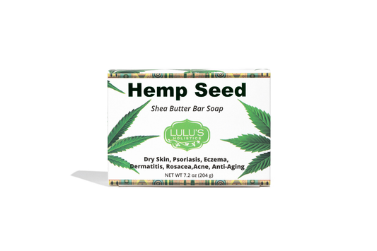Hemp Seed & Shea Butter Bar Soap — Deep Hydration for Dry Skin and Eczema