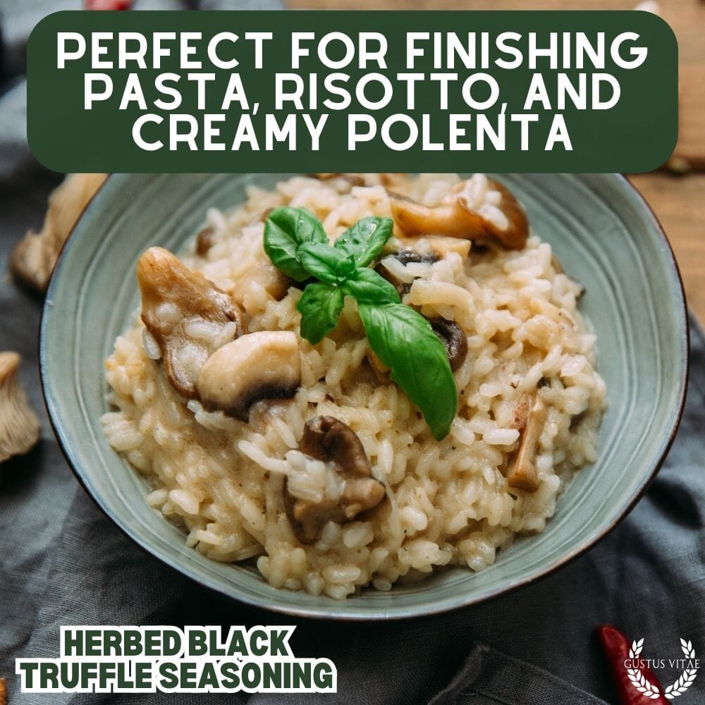 Condimento de trufa negra con hierbas 