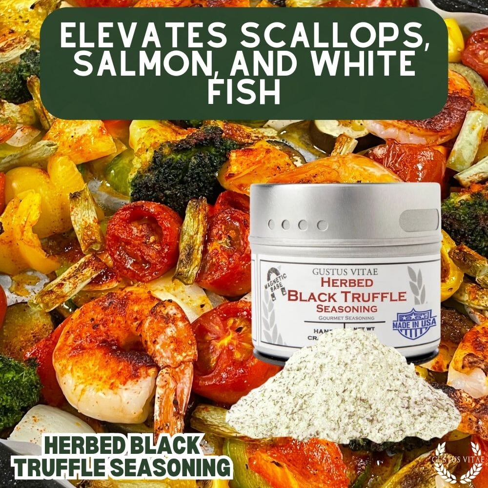 Condimento de trufa negra con hierbas 