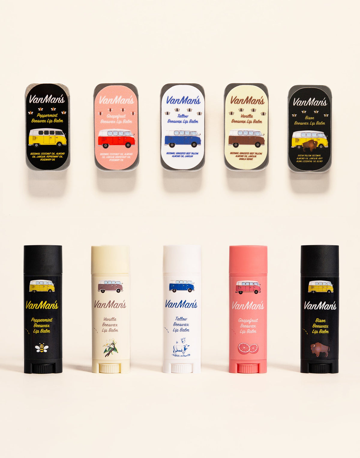 VanMan's Beeswax Lip Balm