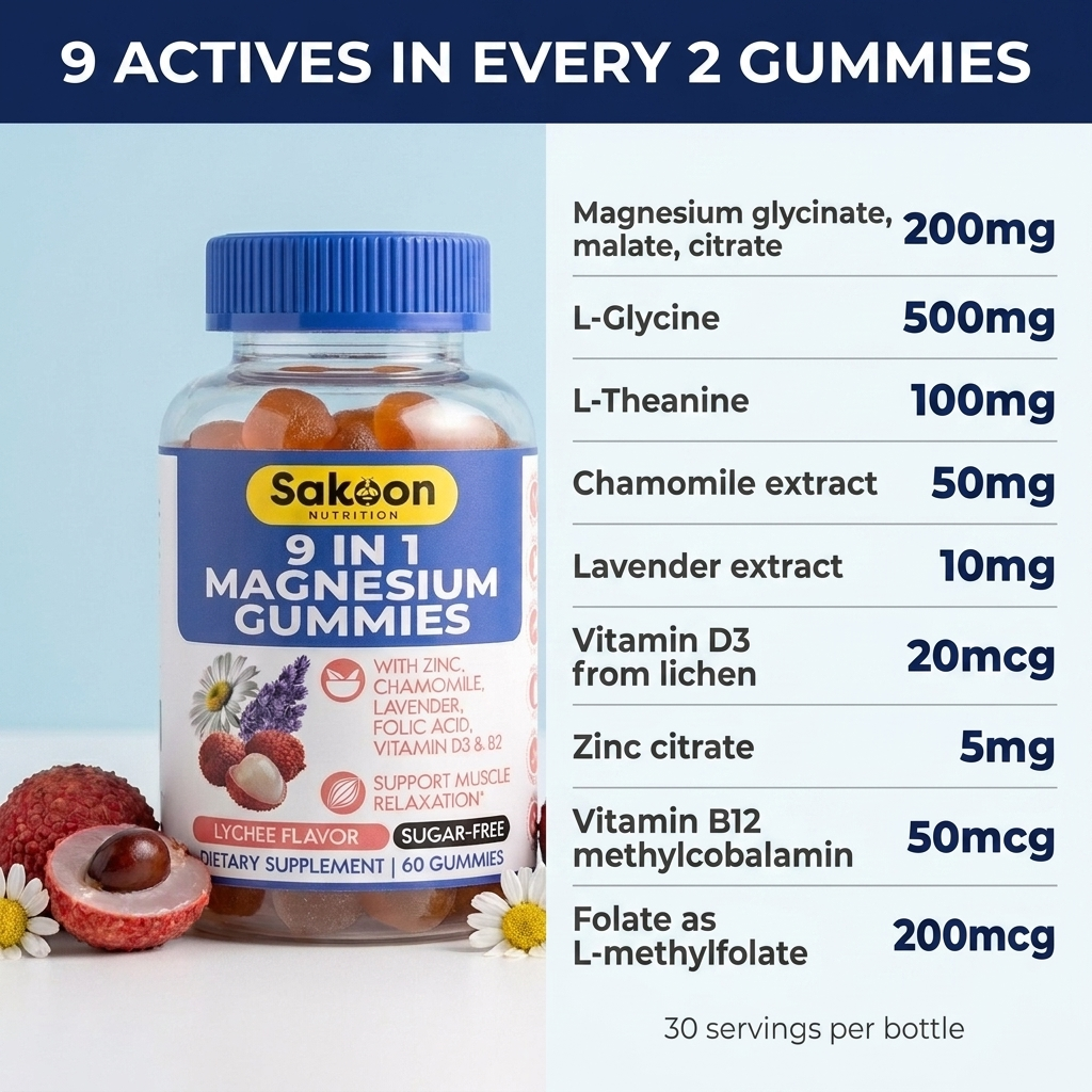 Sugar-Free Magnesium Complex Gummies