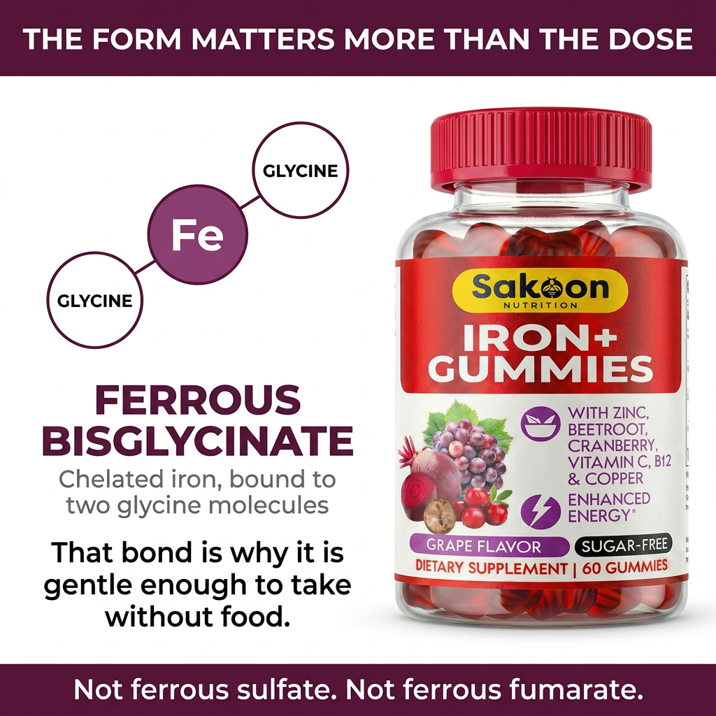 Sugar-Free Iron Gummies