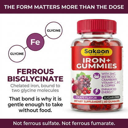 Sugar-Free Iron Gummies