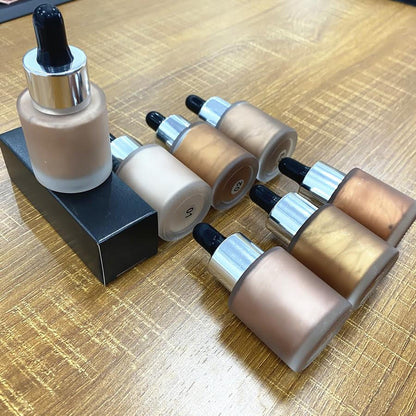 Sunkissed Bronzer & Glow Drops – Filtre liquide de teint, éclat rosé et lumineux