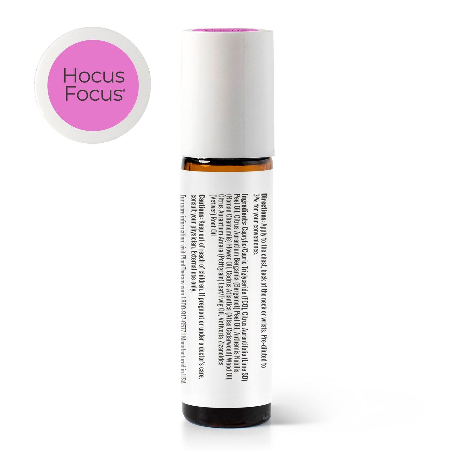 Hocus Focus KidSafe Essential Oil Blend Pre - Diluted Roll - On | Daily Health & Beauty