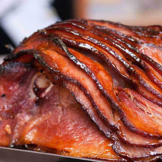 Maple-Glazed Spiral-Sliced Ham – Heritage Pork, Fully Cooked | 8–10 lbs