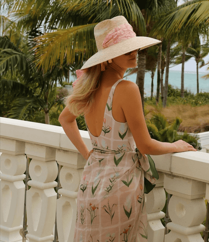 Hollyhock Sun Hat - Navy Long Grosgrain Ribbon | Daily Health & Beauty