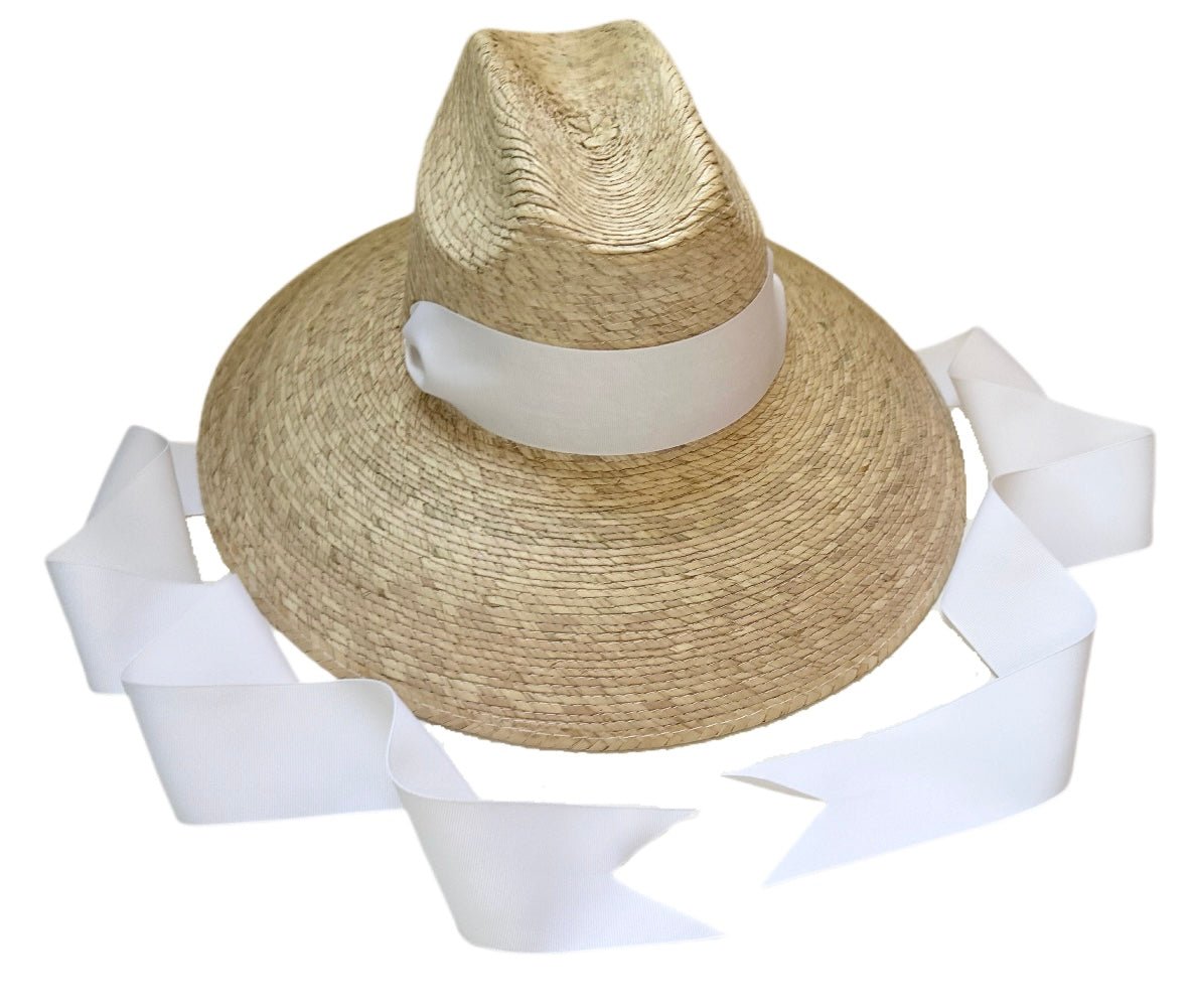 Hollyhock Sun Hat - White Long Grosgrain Ribbon | Daily Health & Beauty