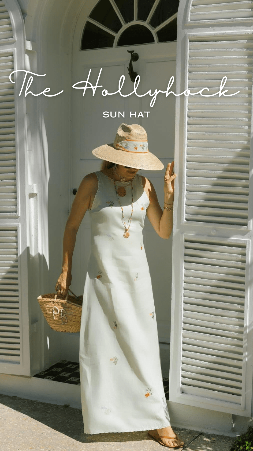 Hollyhock Sun Hat - Wide & Short Rust/Burnt Orange Grosgrain Ribbon | Daily Health & Beauty