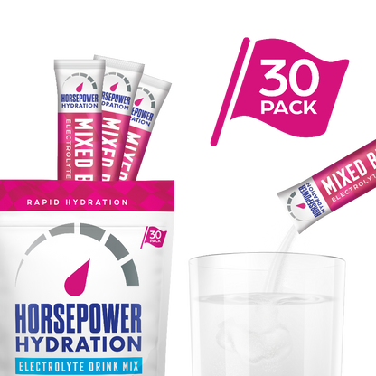 Mixed Berry Electrolyte Mix – Zero Sugar Premium Electrolyte Stick Packs (30 Sticks)