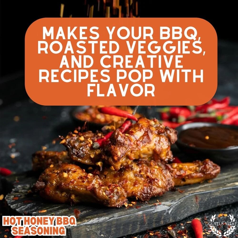 Condimento para barbacoa con miel picante 