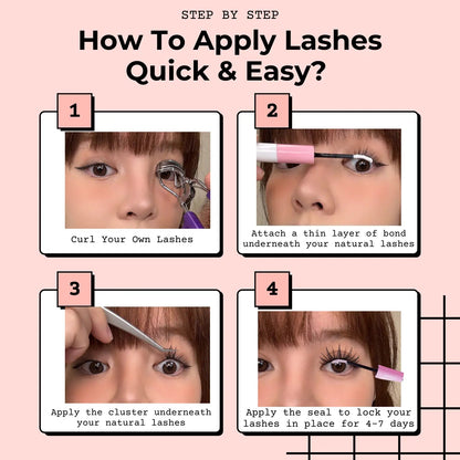 The ALL-IN-ONE Eyelashes Bundle (510PCs)