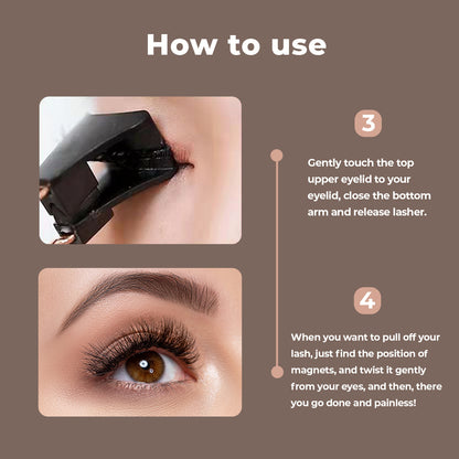 CRUELTY FREE REUSABLE 6D MAGNETIC EYELASHES-Las Vegas