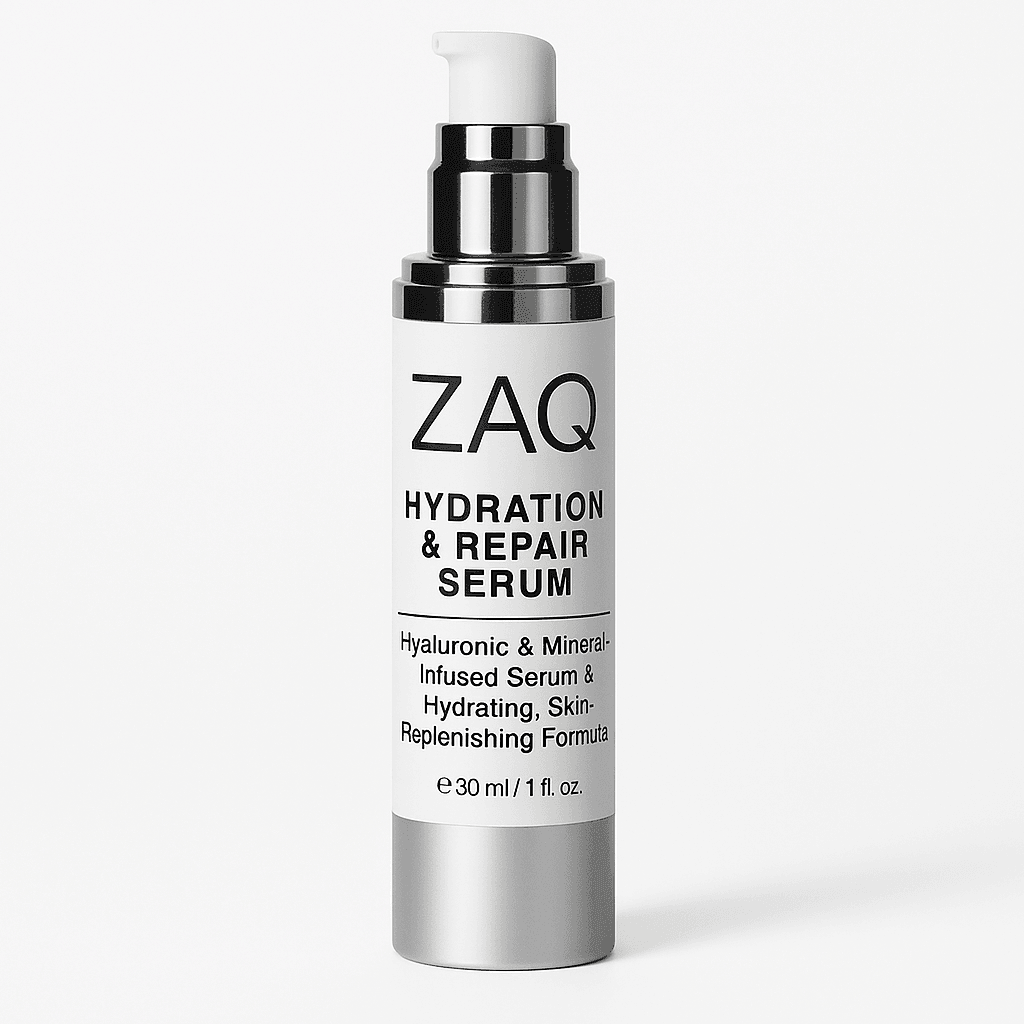 ZAQ Hydration & Repair Serum – Hyaluronic & Mineral-Infused Formula for Skin Replenishment