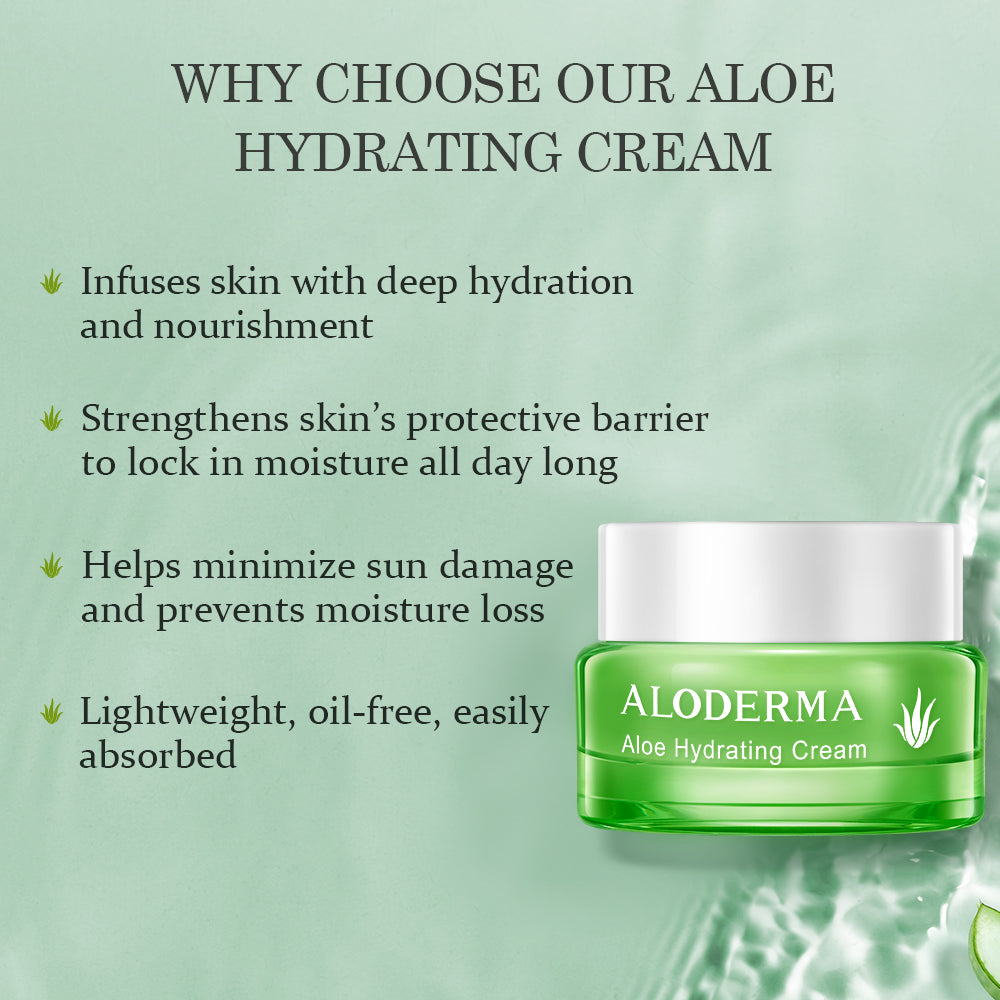 Crema hidratante de aloe