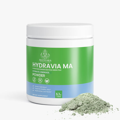 Hydravia Ma Hydration Powder Matcha |Metabolism Support Blend | 5.71 oz