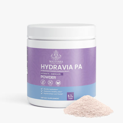 Hydravia Pa Hydration Powder Passion Fruit | Energy Drink Mix | 5.71 oz
