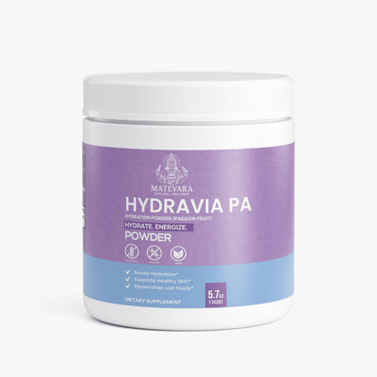 Hydravia Pa Hydration Powder Passion Fruit | Energy Drink Mix | 5.71 oz