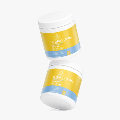 Hydravia Daily Hydration Powder Peach Mango | Energy Metabolism Support Mix | 5.71 oz