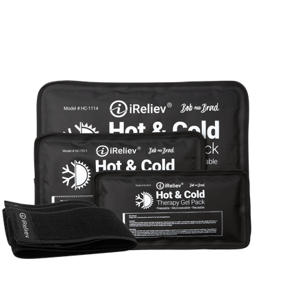 Premium Reusable Hot and Cold Therapy Gel Pack with Securement Straps