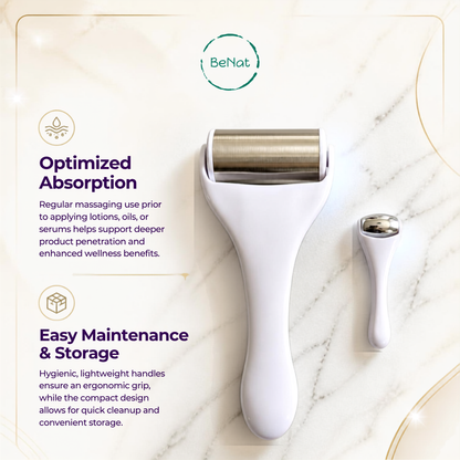 2-Piece Cryotherapy Face & Eye and Body Ice Roller Set