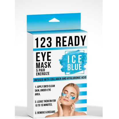 123 Ready ICE BLUE ENERGIZE GEL EYE PATCHES