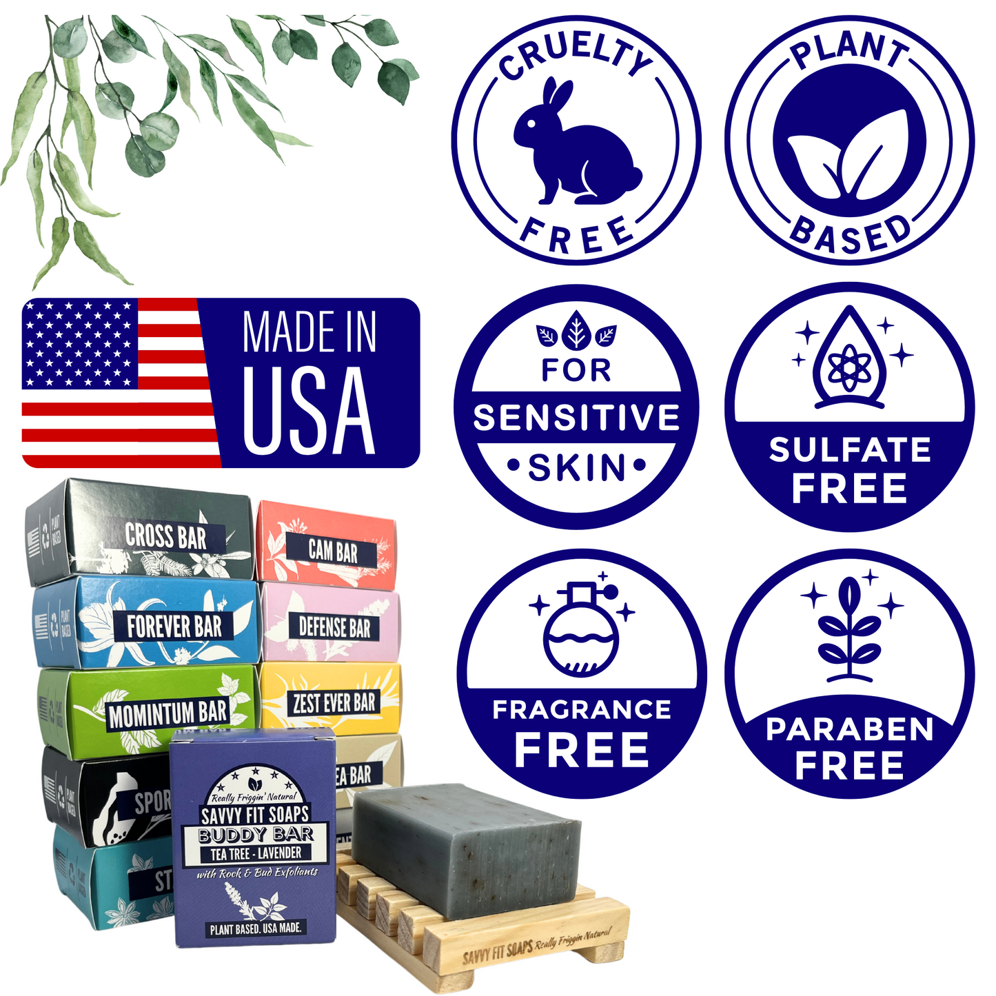 12 Bar Bundle (1 of each Scented Bar)