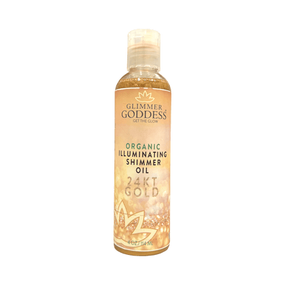 Illuminating Shimmer Body & Face Oils - Organic Radiant Glow & Hydration