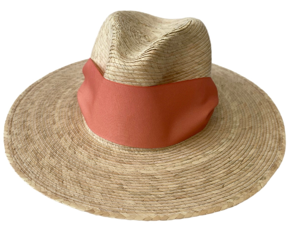Coral Grosgrain Ribbon - Wide & Short