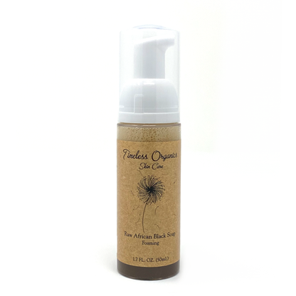Liquid RAW African Black Soap - Foaming