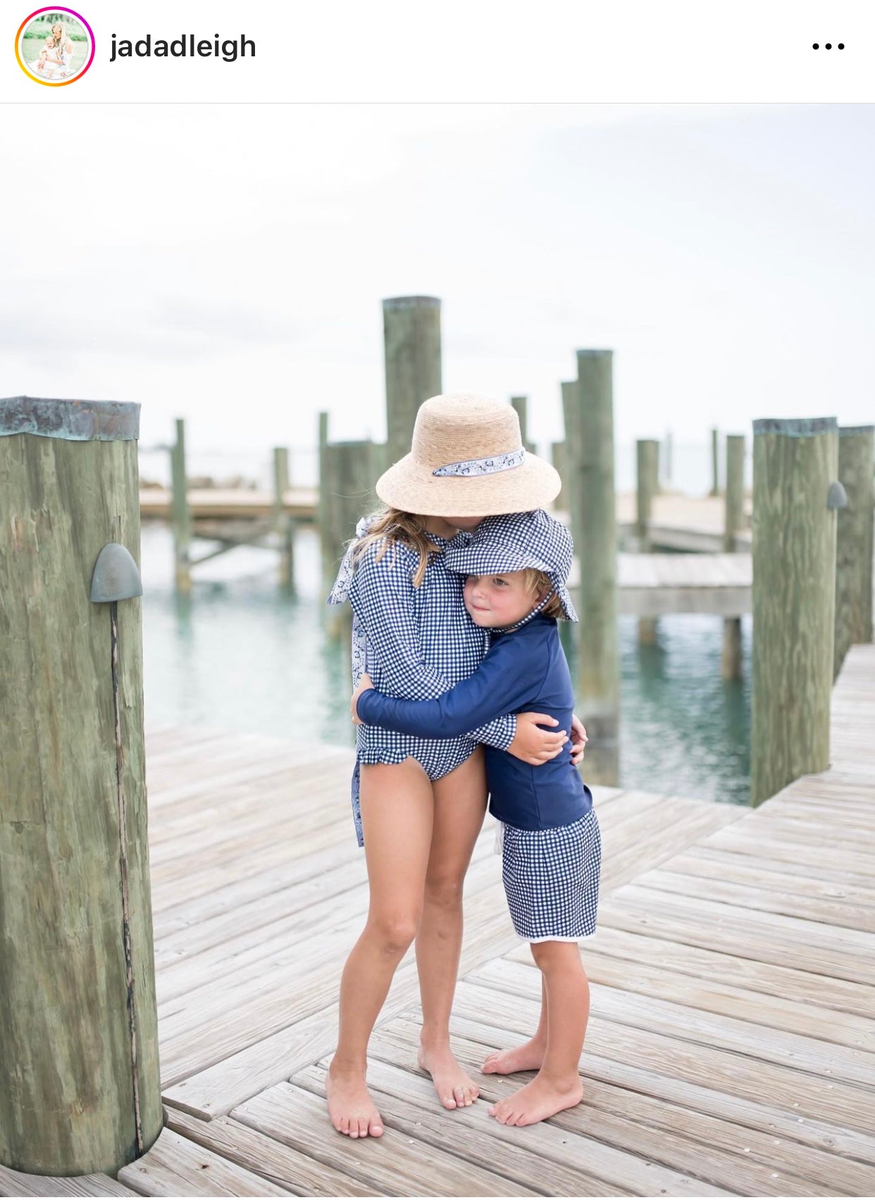 Palmetto Girl’s Hat - Thin & Long Navy Grosgrain
