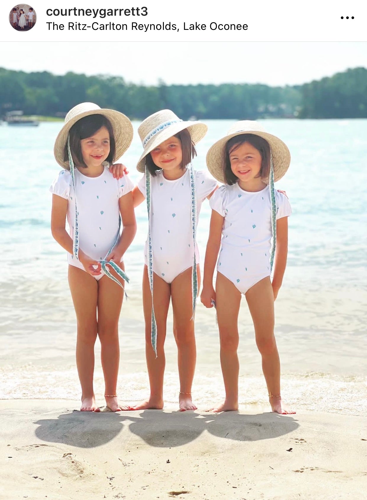 Palmetto Girl’s Hat - Navy Ric-Rac Ribbon