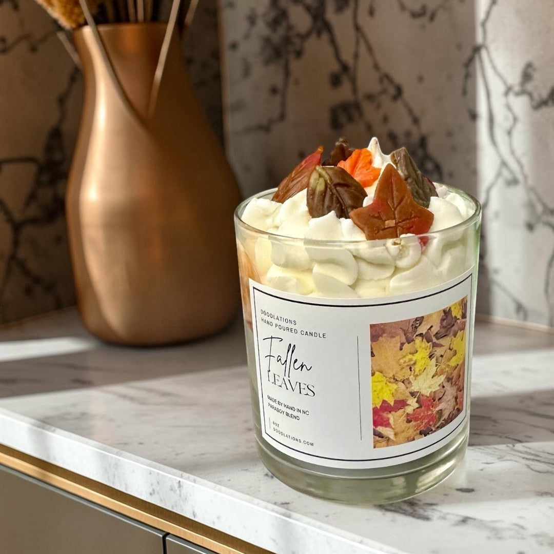 Doodlations Boutique Candle | Fallen Leaves