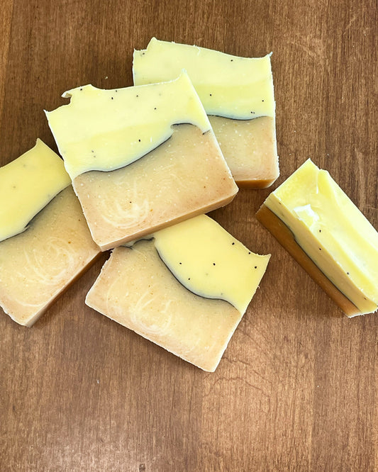 LEMON POPPYSEED HANDCRAFTED SOAP