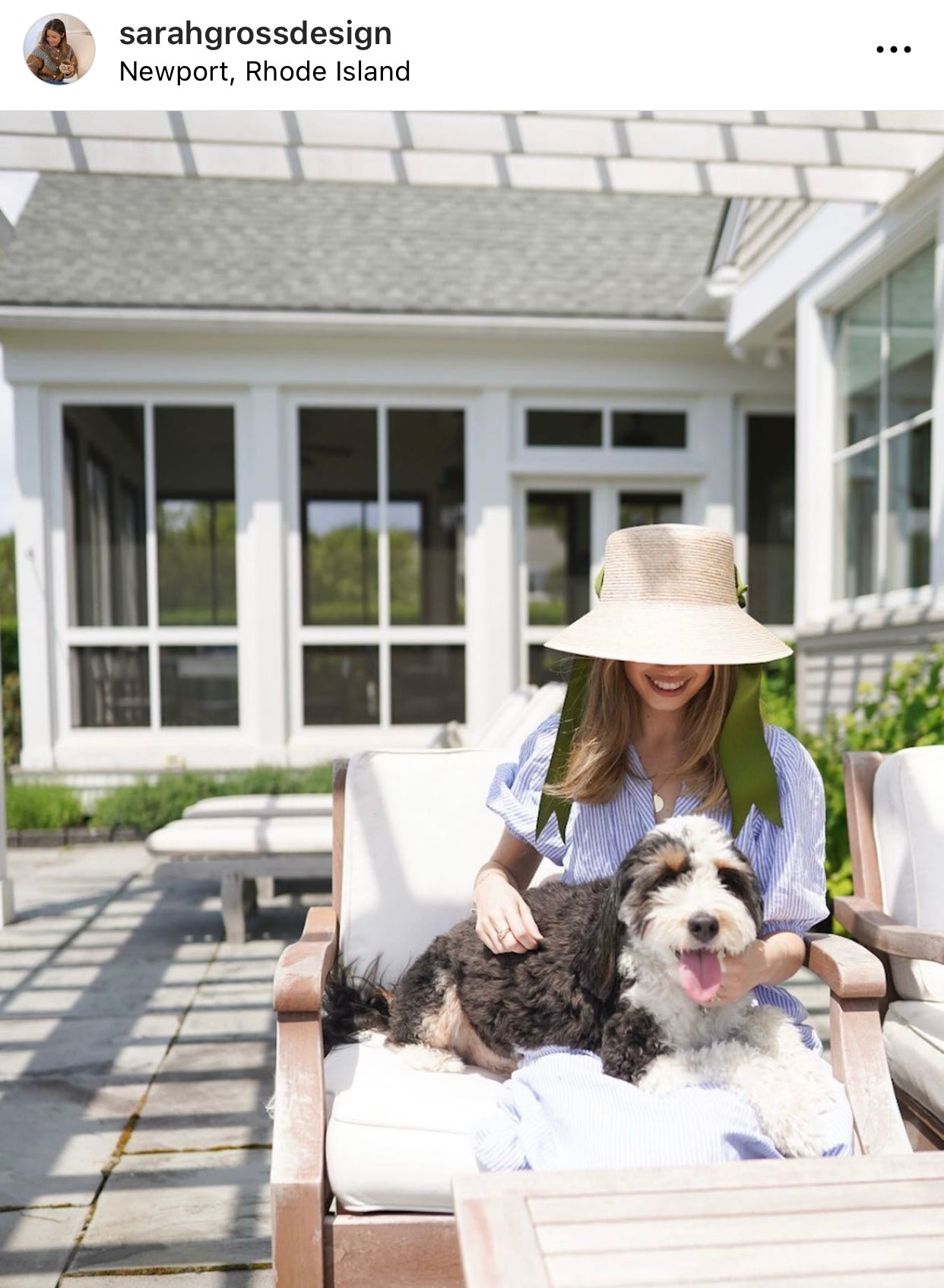 Clematis Bucket Hat - Wide & Short Navy Grosgrain Ribbon