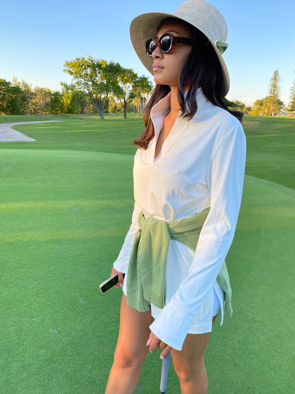 Clematis Bucket Hat - Pink Marigold Block Print Hat Scarf