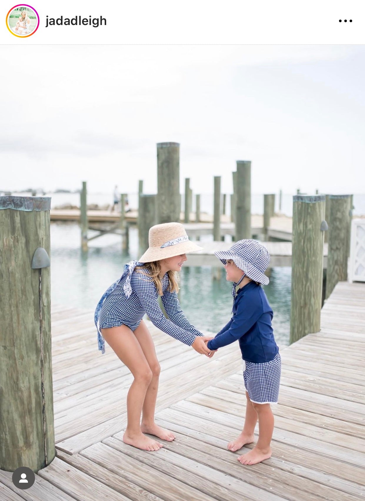 Palmetto Girl’s Hat - Long French Blue Grosgrain Ribbon